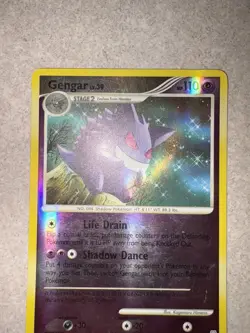 Pokemon TCG, Gengar 27/130 Diamond and Pearl Reverse Holo, Vintage Moderate Play - Image 3