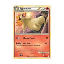 Pokemon Deck Exclusives Typhlosion (HeartGold & SoulSilver) (HR) #32 (Holo) NM - Image 1