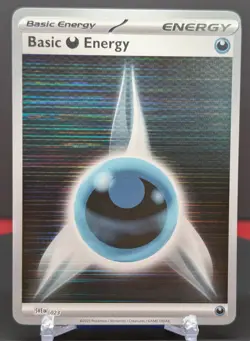 Pokemon SVE EN Basic Energy Water 023 Black Bolt White Flare Reverse Holo - Image 1