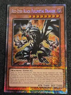 Yugioh Red-Eyes Black Fullmetal Dragon MP25-EN014 Starlight Rare 1st Edition NM - Image 1