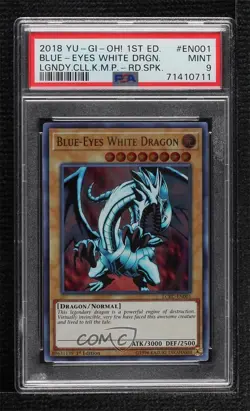 Blue-Eyes White Dragon Ultra Rare 1st Ed. YuGiOh Legendary Collection Kaiba - Image 1
