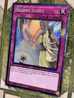 YuGiOh SOLEMN STRIKE Prismatic Collector’s Rare RA02-EN079 - Image 1