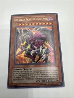 Yugioh Red Dragon Archfiend/Assault Mode CRMS-EN004 Ultra Rare NM - Image 1