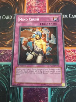 Yugioh Mind Crush SOD-EN056 Common 1st Edition Near Mint - Image 1