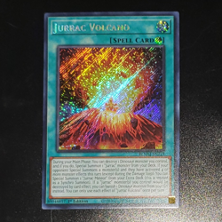 Jurrac Volcano BLMM-EN019 Secret Rare 1st Edition Yugioh Card NM - Image 1