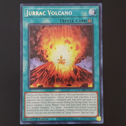 Jurrac Volcano BLMM-EN019 Secret Rare 1st Edition Yugioh Card NM - Image 2
