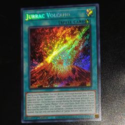 Jurrac Volcano BLMM-EN019 Secret Rare 1st Edition Yugioh Card NM - Image 4