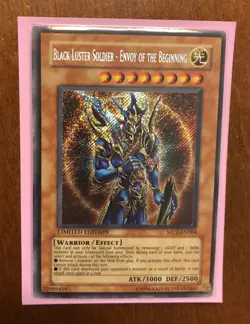 Yugioh Black Luster Soldier - Envoy Of The Beginning MC2-EN004 Secret Rare LP/NM - Image 1