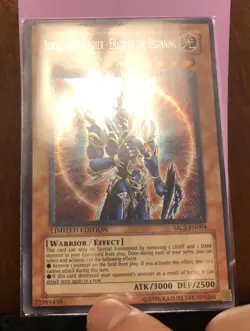 Yugioh Black Luster Soldier - Envoy Of The Beginning MC2-EN004 Secret Rare LP/NM - Image 3