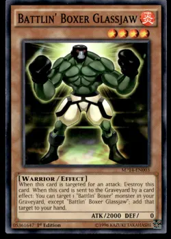 Battlin' Boxer Glassjaw 2014 Mega-Tins Mega Pack MP14-EN003 MP YuGiOh TCG | Buy - Image 1