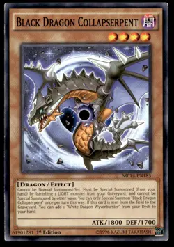 Black Dragon Collapserpent 2014 Mega-Tins Mega Pack MP14-EN185 MP YuGiOh TCG | B - Image 1