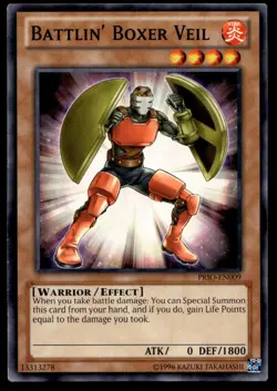 Battlin' Boxer Veil Primal Origin PRIO-EN009 MP YuGiOh TCG | Buy 10 Get 10 Free - Image 1