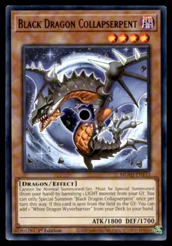 Black Dragon Collapserpent Maximum Gold: El Dorado MGED-EN133 MP YuGiOh TCG | Bu - Image 1