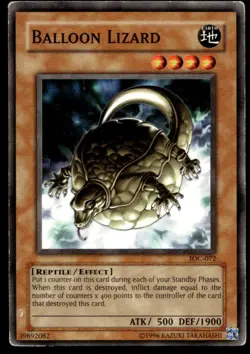 Balloon Lizard Invasion of Chaos IOC-072 MP YuGiOh TCG | Buy 10 Get 10 Free - Image 1