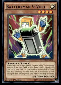 Batteryman 9-Volt Duelist Alliance DUEA-EN038 MP YuGiOh TCG | Buy 10 Get 10 Free - Image 1