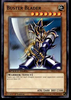 Buster Blader Speed Duel: Arena of Lost Souls SBLS-EN001 MP YuGiOh TCG | Buy 10 - Image 1