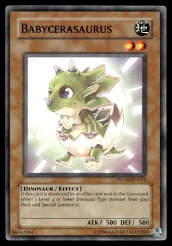 Babycerasaurus Power of the Duelist POTD-EN022 MP YuGiOh TCG | Buy 10 Get 10 Fre - Image 1