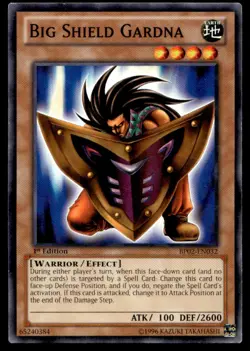 Big Shield Gardna Battle Pack 2: War of the Giants BP02-EN032 MP YuGiOh TCG | Bu - Image 1