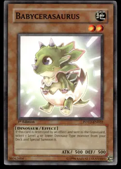 Babycerasaurus Power of the Duelist POTD-EN022 MP YuGiOh TCG | Buy 10 Get 10 Fre - Image 1