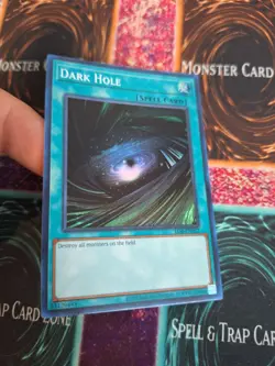Yugioh Dark Hole LOB-EN052 Super Rare Unlimited Near Mint - Image 2