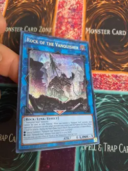 Yugioh Rock of the Vanquisher MP24-EN141 Prismatic Secret Rare 1st Edition NM - Image 2