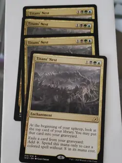 x4 Titans nest X4 Ikoria lair Of Behemoths Mtg Card Mint Condition Rare - Image 2