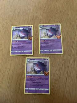 Lot Of 3: Gengar 66/196 - Holo Trick or Trade 2023 Pokemon Card - Image 1