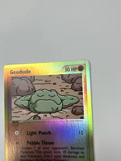 Pokemon💎Geodude Reverse Holo💎2003 Ex Dragon 55/97🌟Nintendo🌟Rare Card NM - Image 2