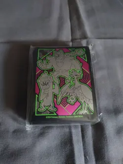 65 Ct Shrouded Fable ETB Card Sleeves Sealed Pokemon - Image 1