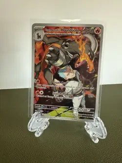 Pokemon TCG Team Rockets Houndoom Illustration Rare Card 191/182 Destined Rivals - Image 2