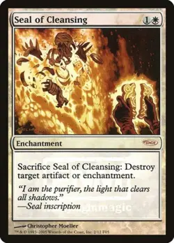 Seal of Cleansing -Foil Light Play MTG Promos: FNM - Image 1