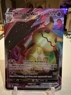 Pokemon Card Mimikyu VMAX 069/172 Brilliant Stars Near Mint - Image 1