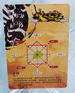 Naruto Doujin CCG Temari Nara SC-LR-0010 Holo Foil Chinese Card - NM - Image 2