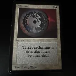 Magic DISENCHANT Alpha 1993 First Edition MTG Limited CARD Old School MINT - Image 1