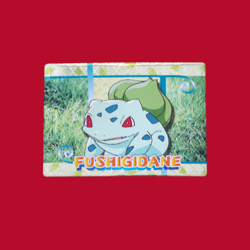 BULBASAUR (FUSHIGIDANE)--JAPANESE MEIJI EMBOSSED PROMO FOIL POKEMON CARD - Image 1