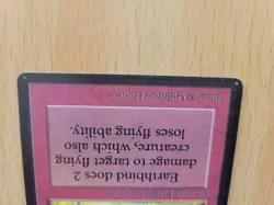 MTG Earthbind Card Limited Edition Alpha - Image 4