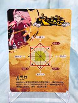Naruto Kayou CCG Sakura Haruno HY12075 Holo Foil Card - NM - Image 2
