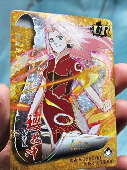 Naruto Kayou CCG Sakura Haruno HY12075 Holo Foil Card - NM - Image 3