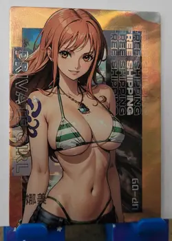 Nami One Piece - Goddess Story Private Girl UP Waifu UP-09 Anime Card - Image 1