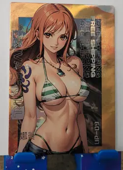Nami One Piece - Goddess Story Private Girl UP Waifu UP-09 Anime Card - Image 2