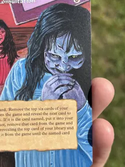 MTG Hand-Painted Demonic Consultation Alter by Grim Alters - The Exorcist Regan - Image 4