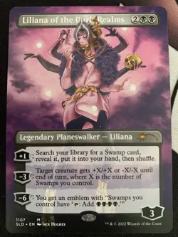 Liliana of the Dark Realms (Borderless) Secret Lair Drop Regular - Image 1