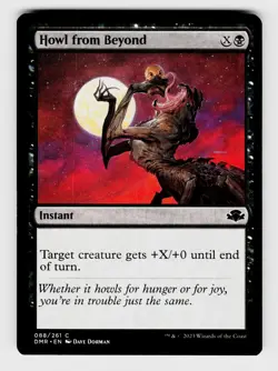 MTG, Dominaria Remastered, Howl from Beyond, Normal, No.88, C Instant - Image 1