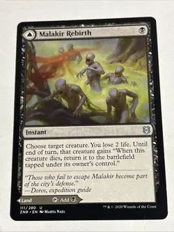 MTG SkeenAB Malakir Rebirth from Zendikar Rising. NM. - Image 1