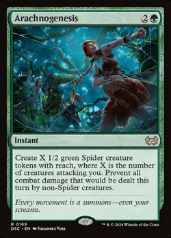 Near Mint, English - 1 x MTG Arachnogenesis Commander: Duskmourn: House of Horro - Image 1
