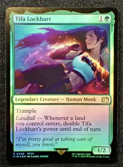 Tifa Lockhart - UB Final Fantasy - Foil - (0206) - NM - Image 1