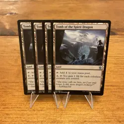 4x Tomb of the Spirit Dragon Khans of Tarkir Regular Magic The Gathering MTG - Image 1