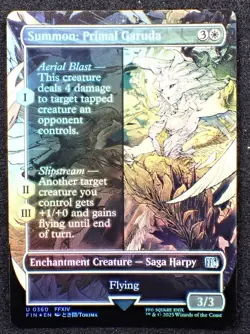 Summon: Primal Garuda (Borderless) FINAL FANTASY 360 NM FOIL - Image 1