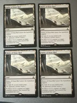 Ruins Of Oran-Rief X4 Oath Of The Gatewatch Ex Cond See Pics Front Back English - Image 1