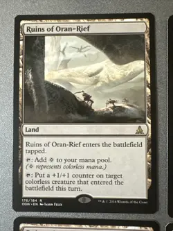 Ruins Of Oran-Rief X4 Oath Of The Gatewatch Ex Cond See Pics Front Back English - Image 2